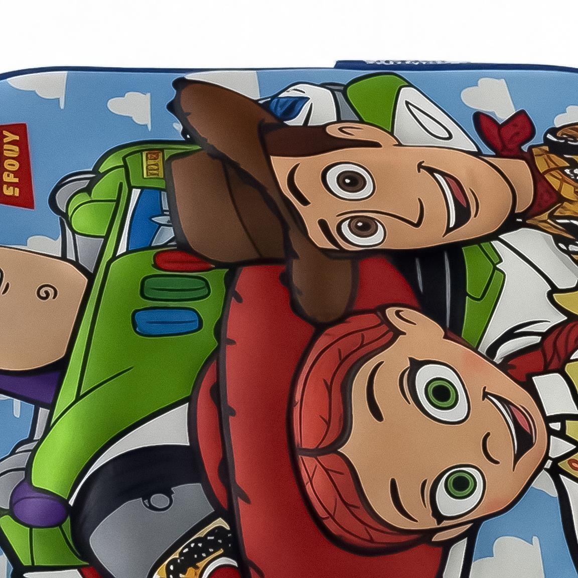 Sac à dos scolaire 3D Toy Story pour enfants, en polyester et EVA, bleu ciel 5/6