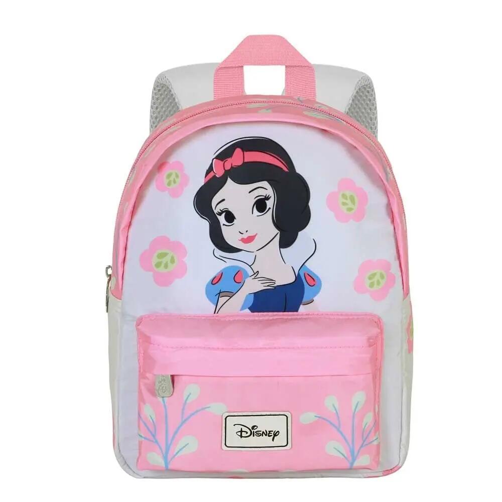 Mochila Infantil Blancanieves con Bolsillo Frontal 27 cm Rosa y Blanca 5/5