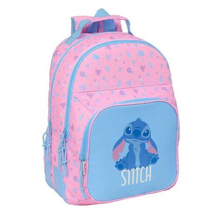 Sac à dos Stitch 3D pour enfants avec porte-bouteille et bretelles rembourrées