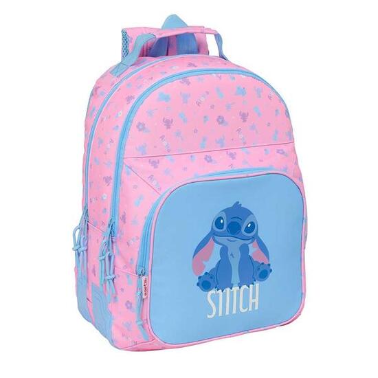 Sac à dos scolaire Stitch pour enfants, adaptable à un chariot, avec