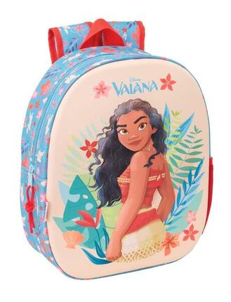 Sac à dos 3D Moana pour enfants avec porte-bouteille et poignées rembourrées