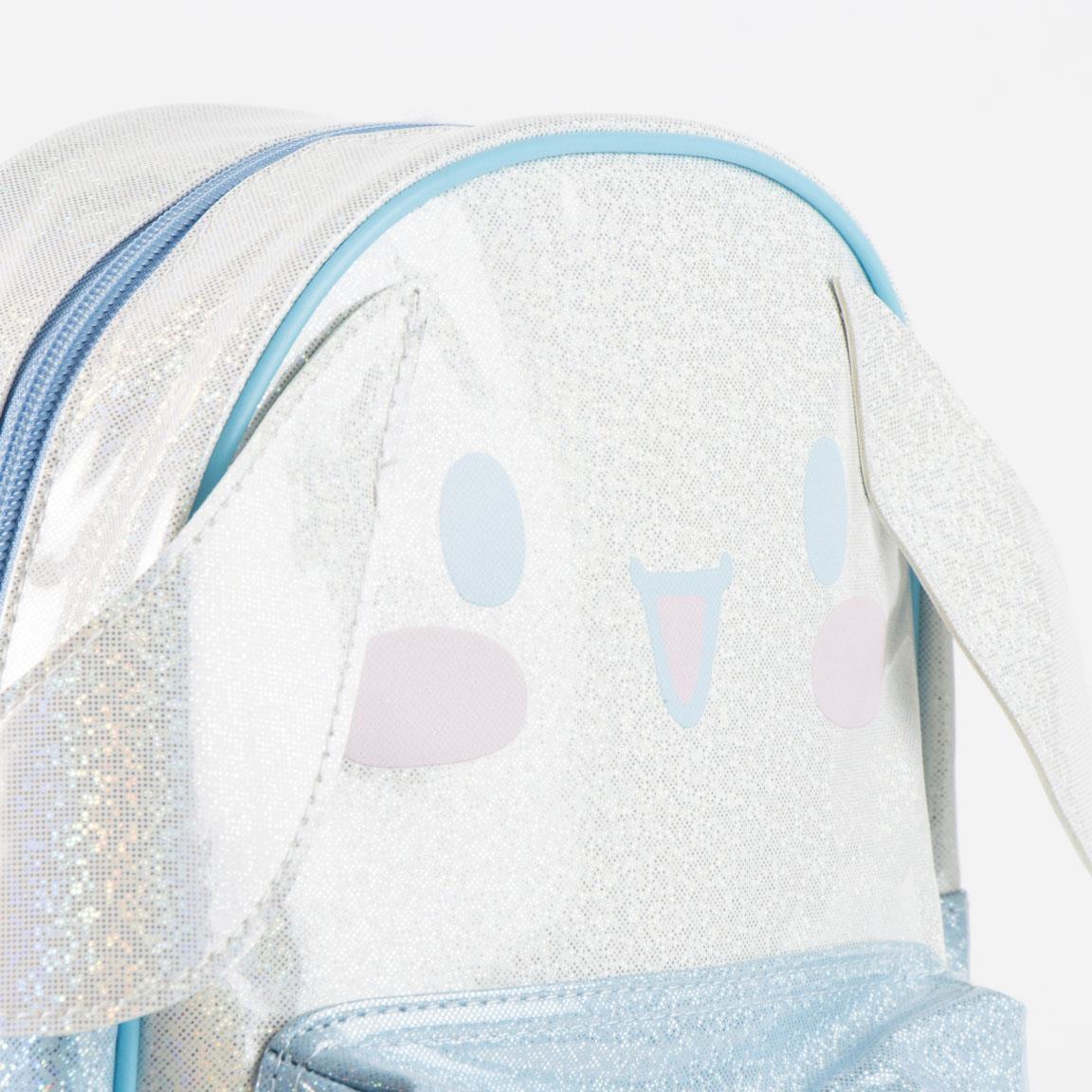Mochila infantil Hello Kitty em poliuretano com bolso frontal, azul claro 5/6