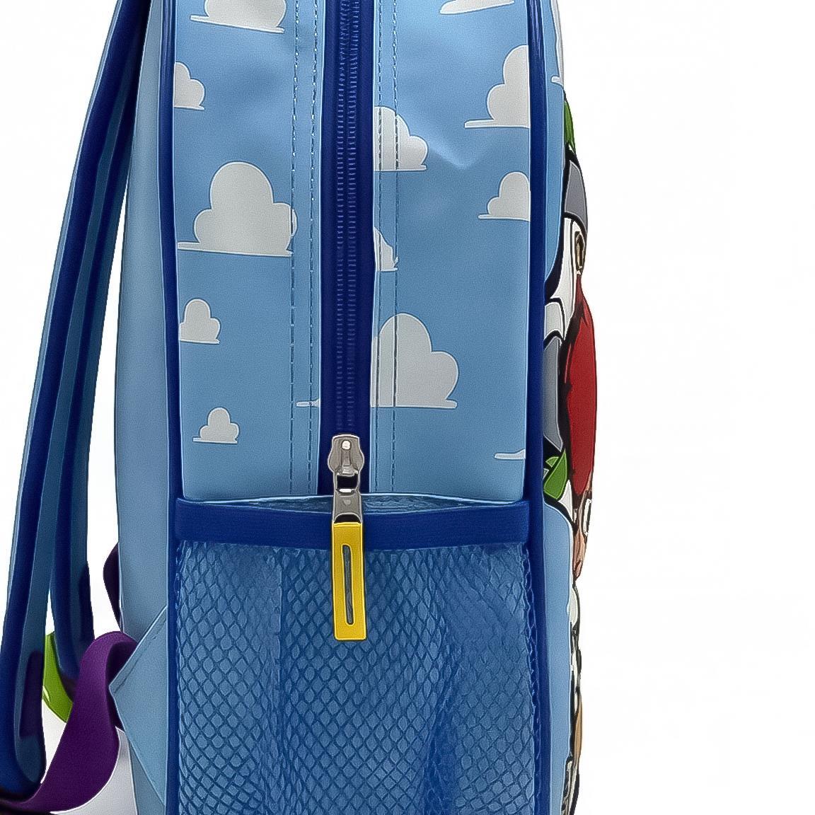 Sac à dos scolaire 3D Toy Story pour enfants, en polyester et EVA, bleu ciel 4/6