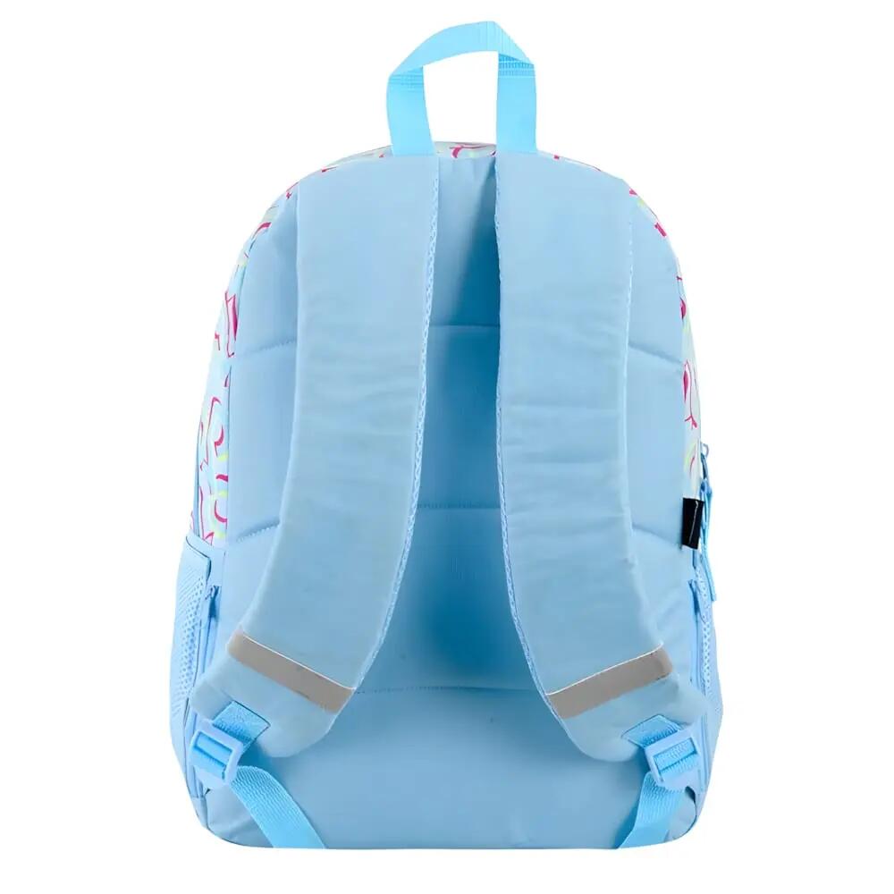 TikTokers Kinderrucksack mit Laptopfach und Flaschenhalter, Blau, 42 cm 2/3