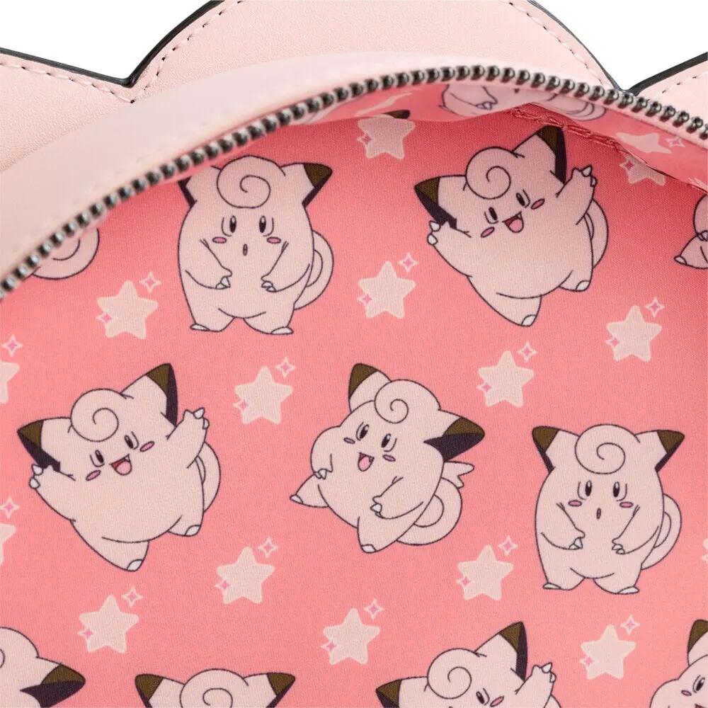 Mochila infantil Pokémon Clefairy com alças ajustáveis ​​e zíper - Rosa 3/3