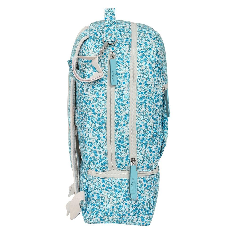 Mochila infantil Miffy Mum Garden reciclada e impermeável - Azul 3/4