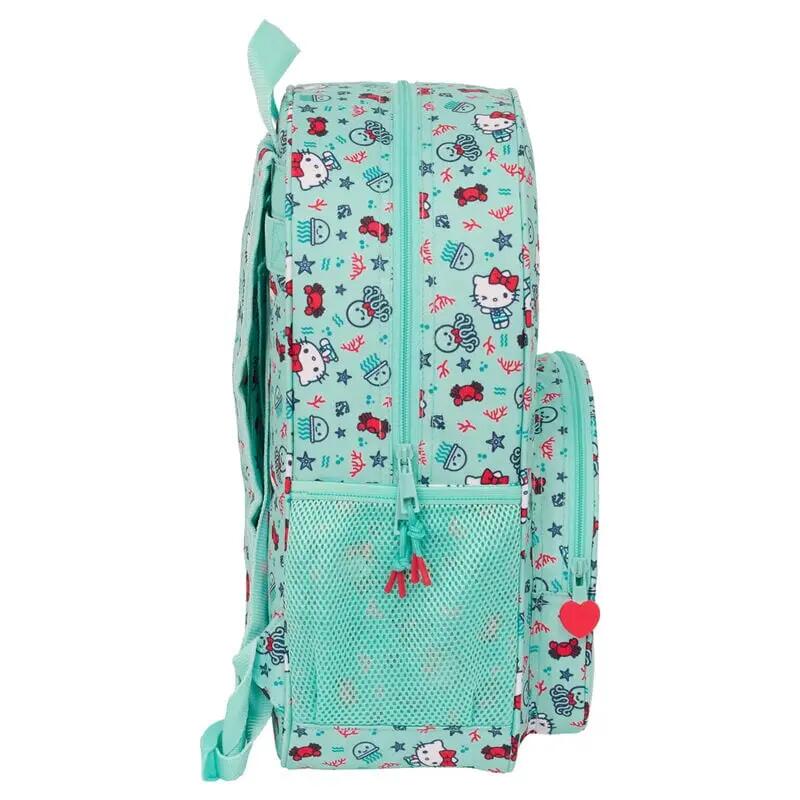 Sac à dos scolaire Hello Kitty pour enfants, motif marin, adaptable aux valises 3/3