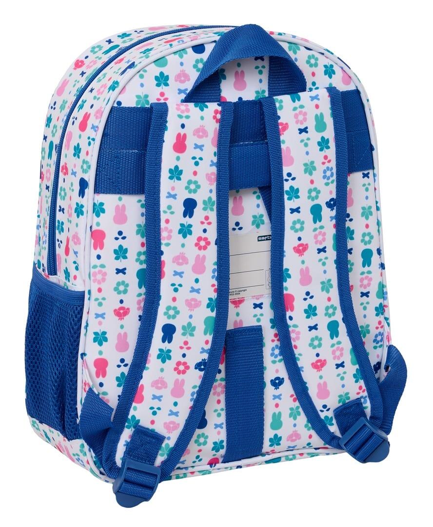 Mochila infantil Miffy Bunny, adaptável a carrinhos de compras, com bolso 2/3