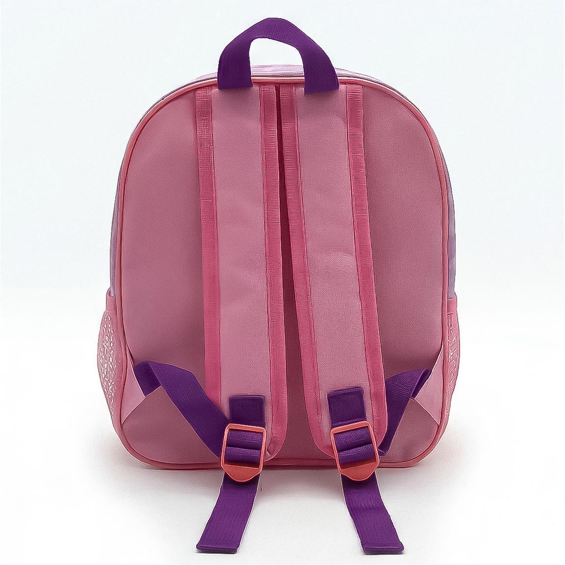 Sac à dos 3D Dora l'exploratrice pour enfants, en polyester résistant, violet 2/6