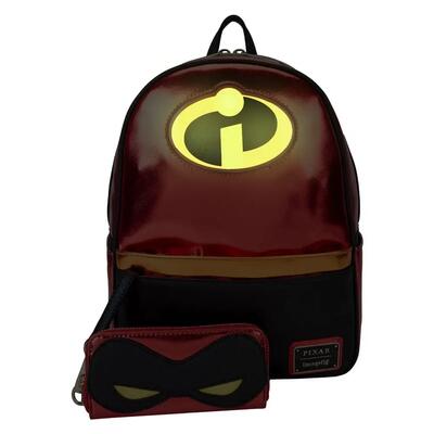 Zaino Wish 3D per bambini con cerniera e tasche laterali in rete viola