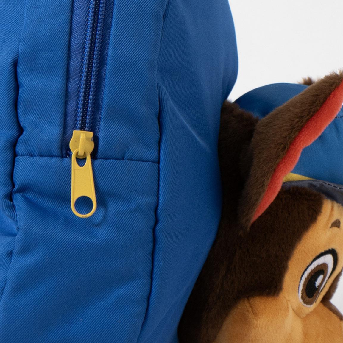 Sac à dos Pat' Patrouille pour enfant en polyester avec peluche, bleu 5/6