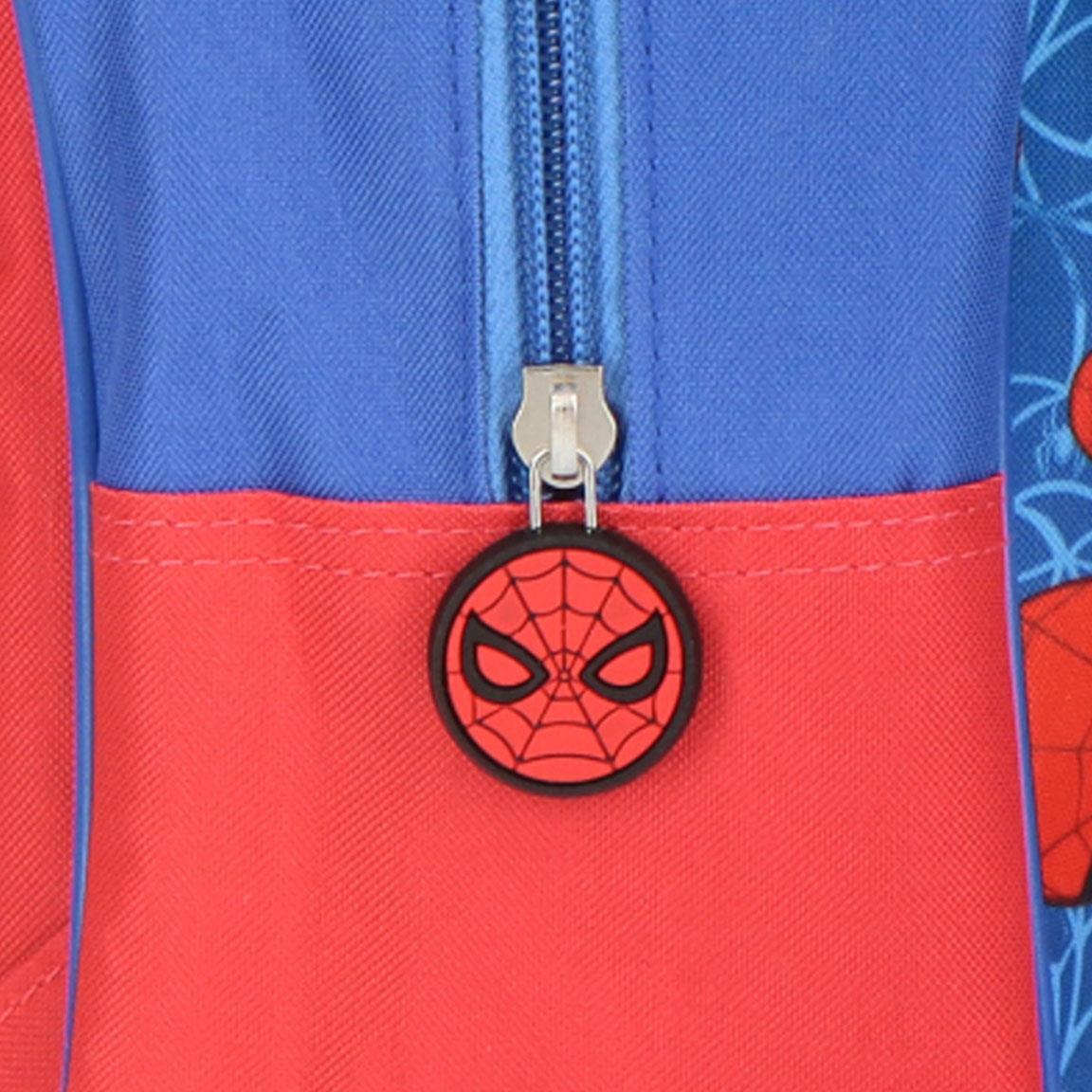 Zaino scolastico per bambini di Spiderman in poliestere con tasca frontale, blu 4/6