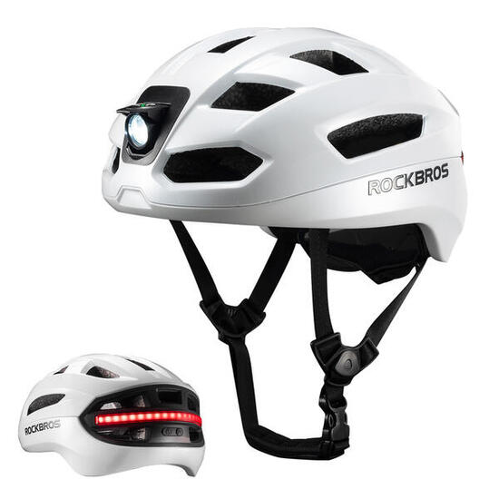 ROCKBROS Fahrradhelm mit LED-Beleuchtung