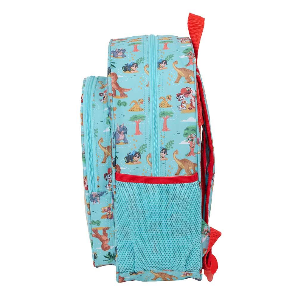 Mochila infantil Patrulha Canina Resgate de Dinossauros, adaptável a carrinho 3/3
