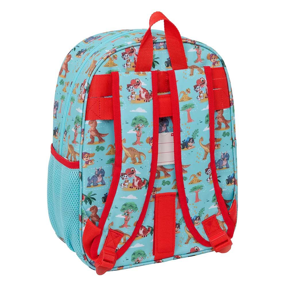 Mochila infantil Patrulha Canina Resgate de Dinossauros, adaptável a carrinho 2/3