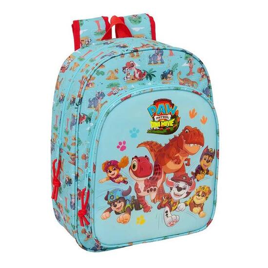 Sac à dos enfant Pat' Patrouille Dino Rescue, adaptable à une pendule, bleu