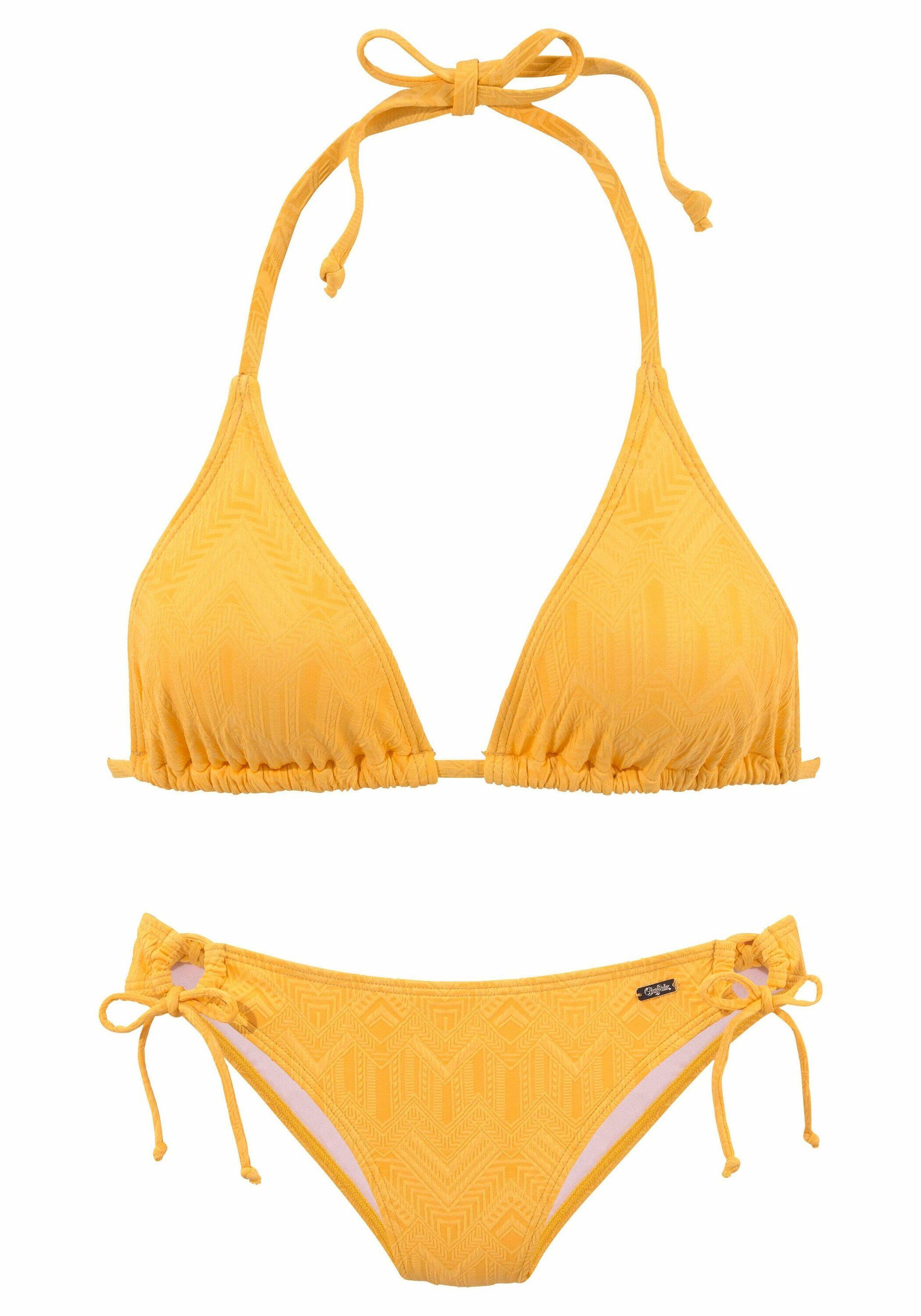 Damen Buffalo Triangel-Bikini mit modischer Struktur 2/7