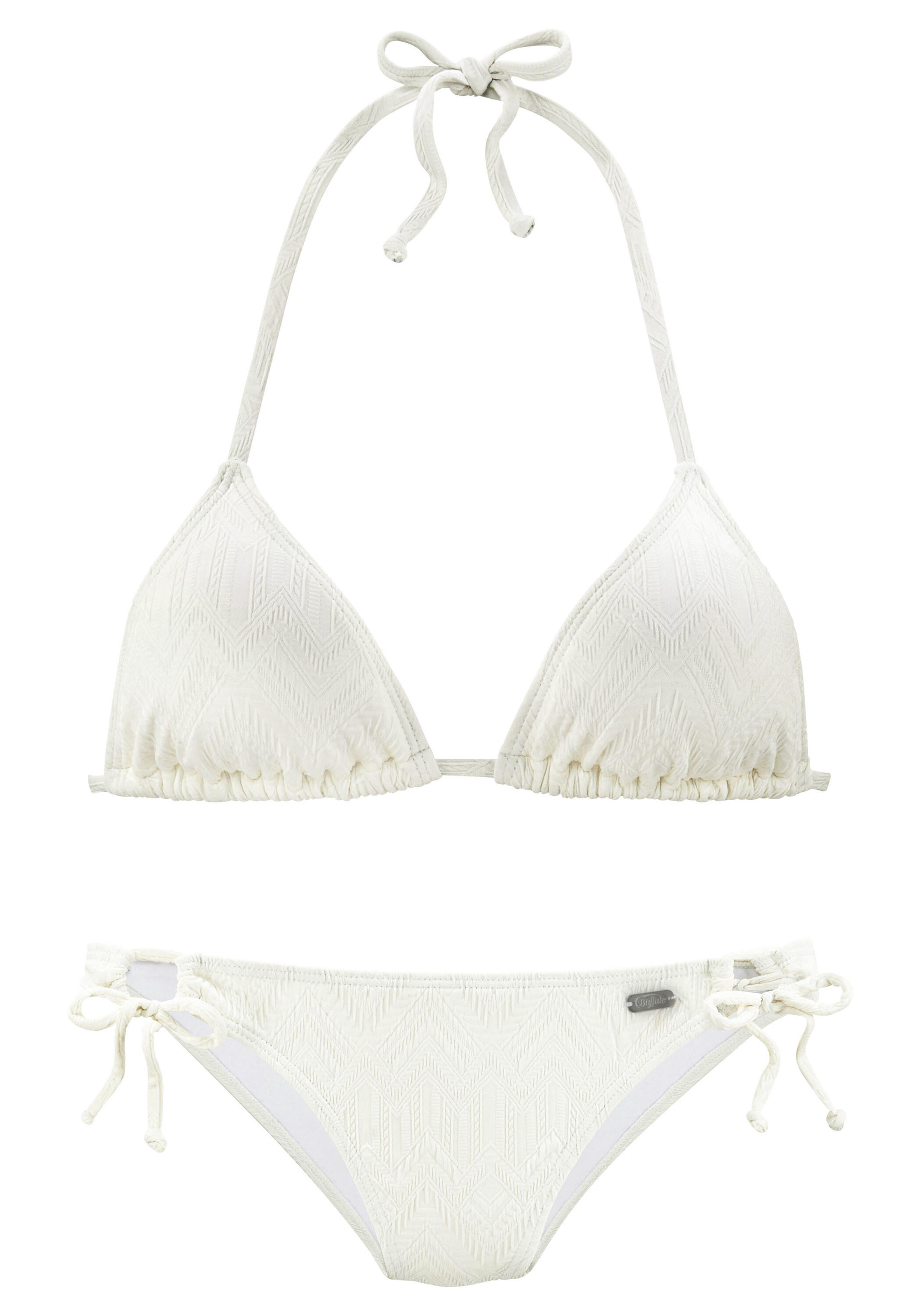 Damen Buffalo Triangel-Bikini mit modischer Struktur 2/5