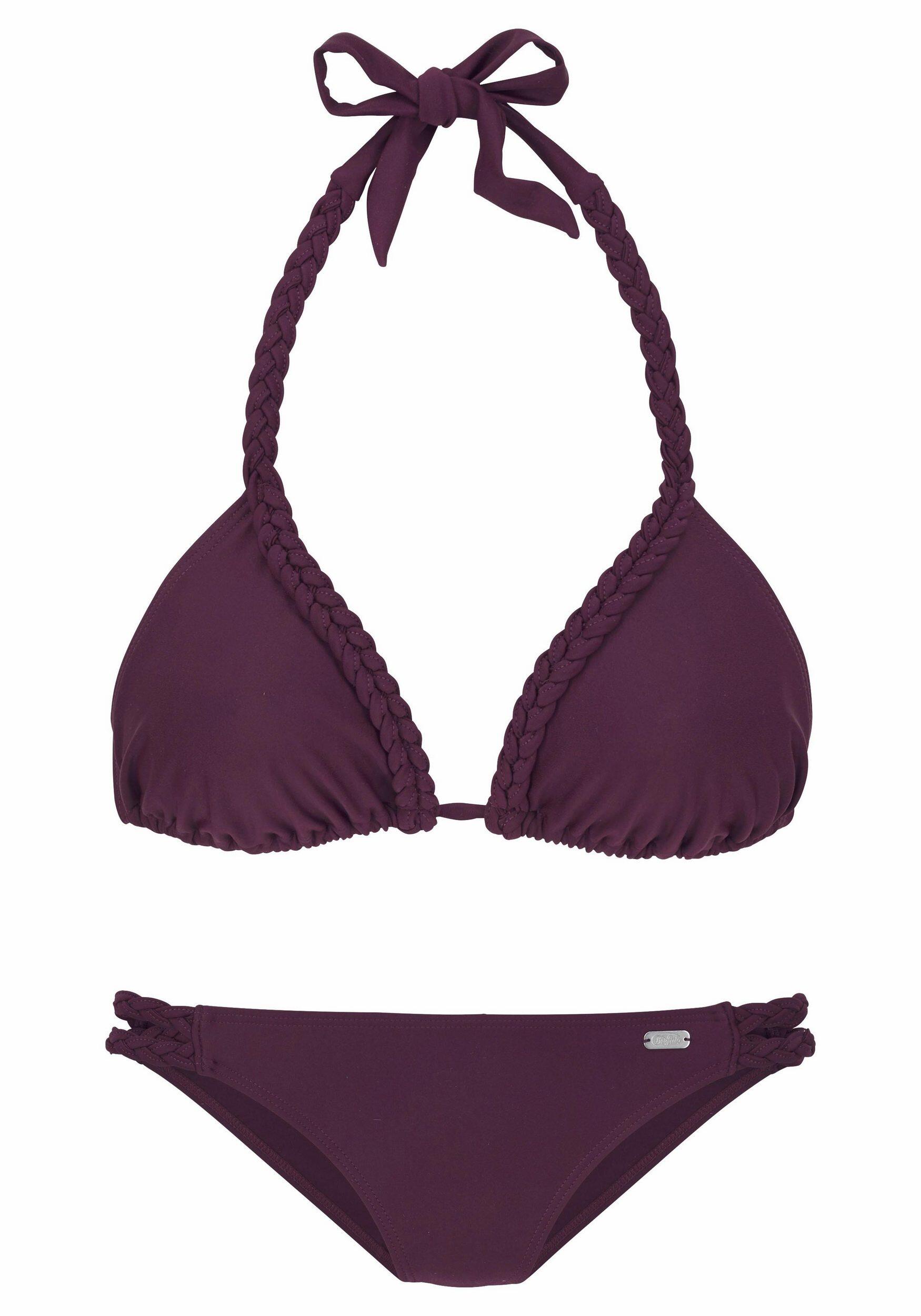 Damen Buffalo Triangel-Bikini mit Flecht-Detail 2/6
