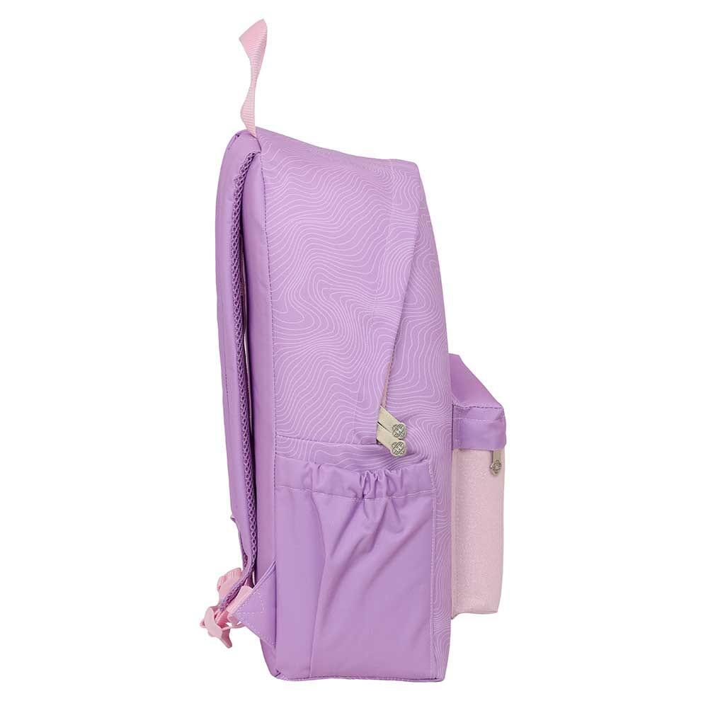 Mochila infantil K-Pop Demon Hunters para laptop de 14,1" com porta-garrafa 3/4