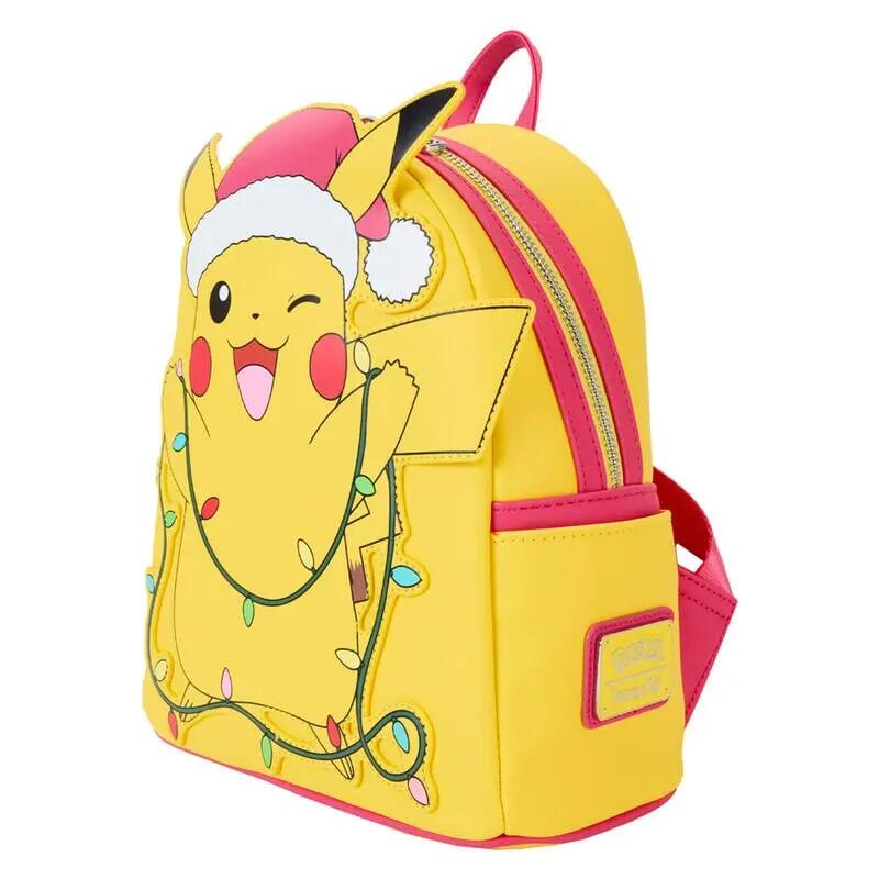 Zaino per bambini Pokémon Pikachu per le vacanze con cerniera gialla e rosa 2/4