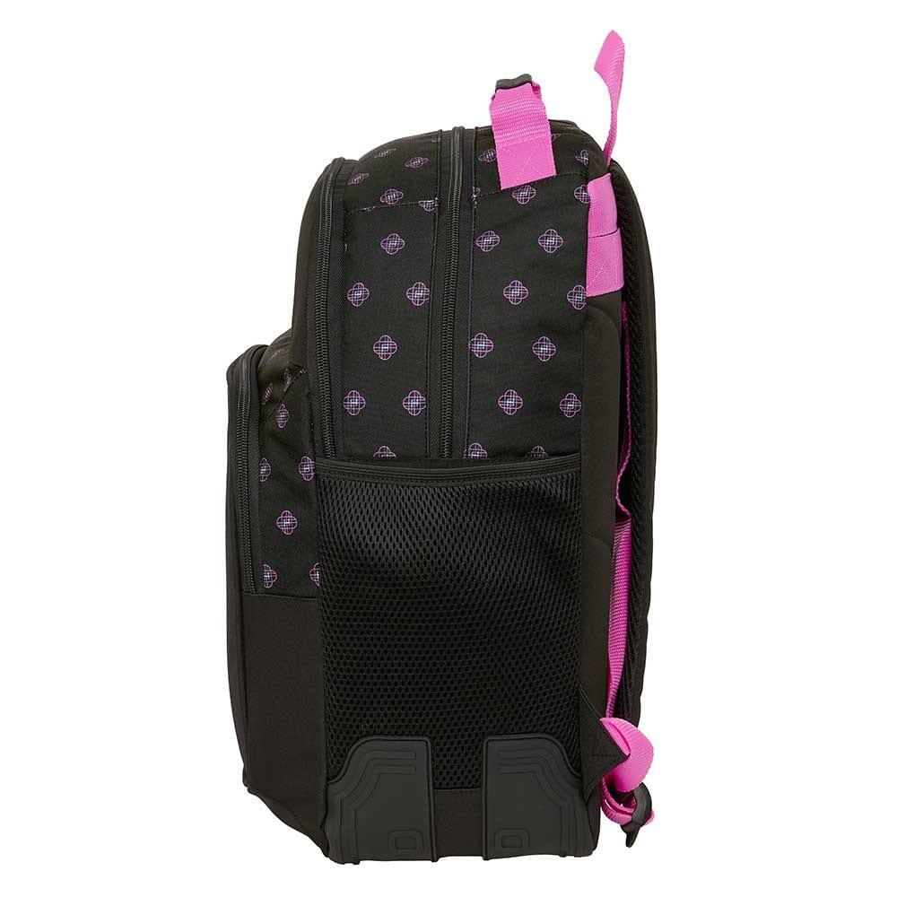 Mochila Escolar Infantil K-Pop Demon Hunters com Dois Compartimentos, Preta 3/3