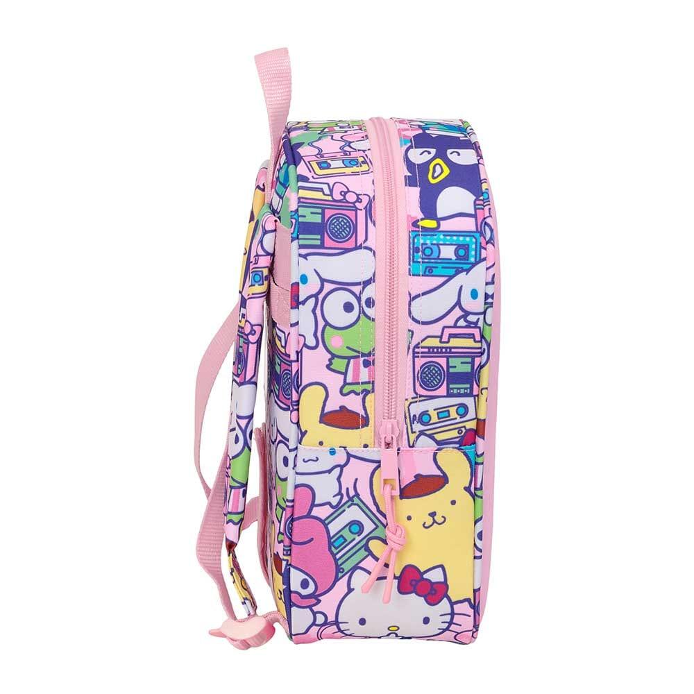 Zainetto per bambini Hello Kitty & Friends, adattabile al trolley, rosa 3/3