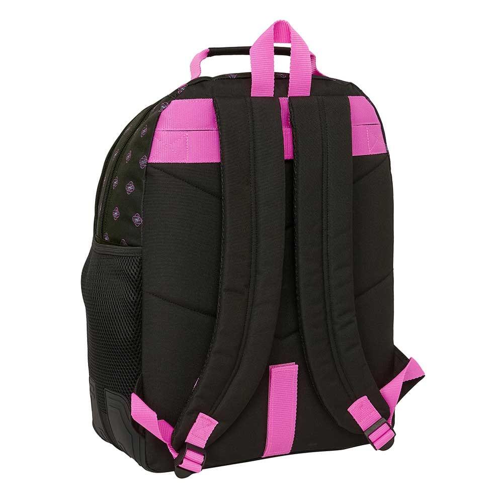 Mochila Escolar Infantil K-Pop Demon Hunters com Dois Compartimentos, Preta 2/3