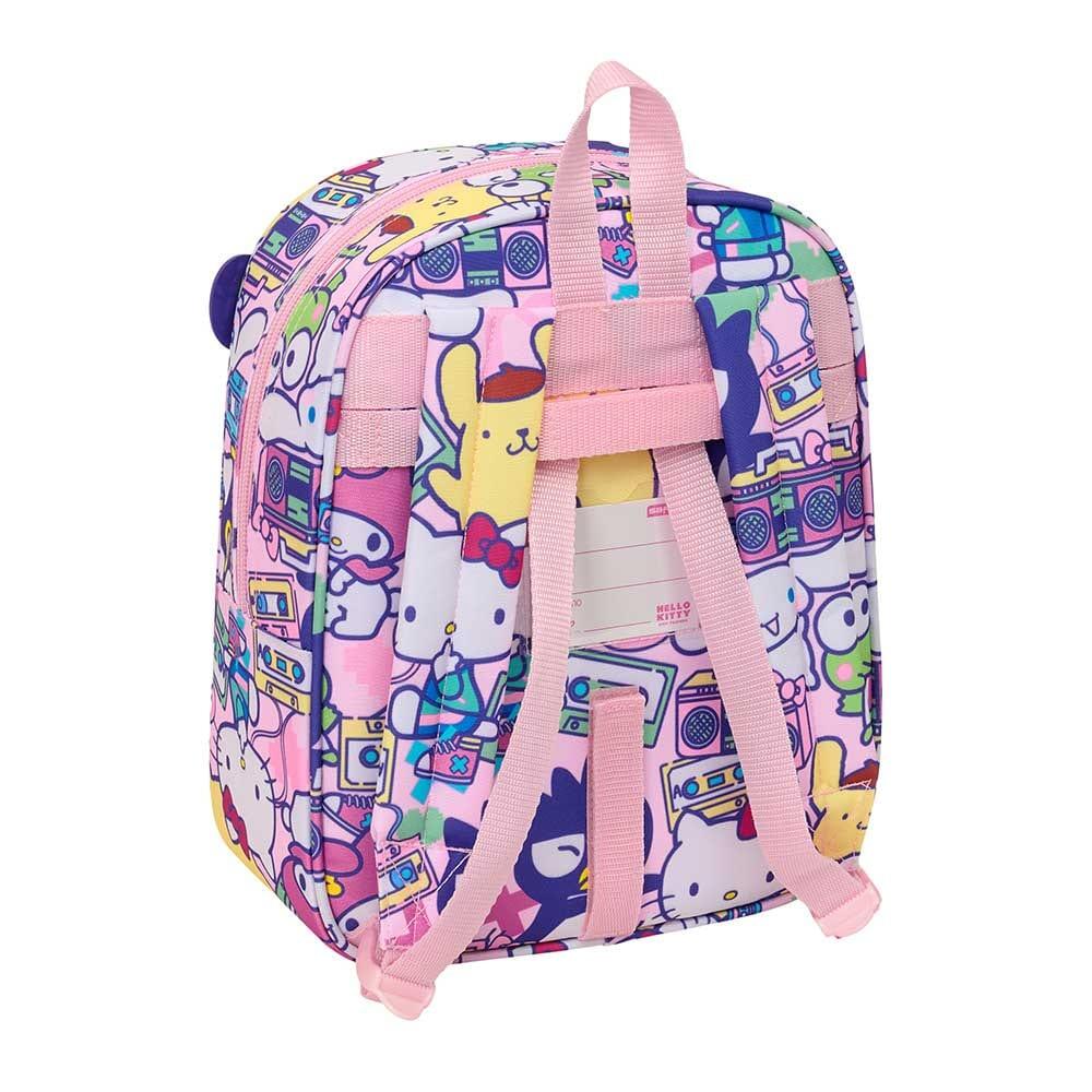 Zainetto per bambini Hello Kitty & Friends, adattabile al trolley, rosa 2/3