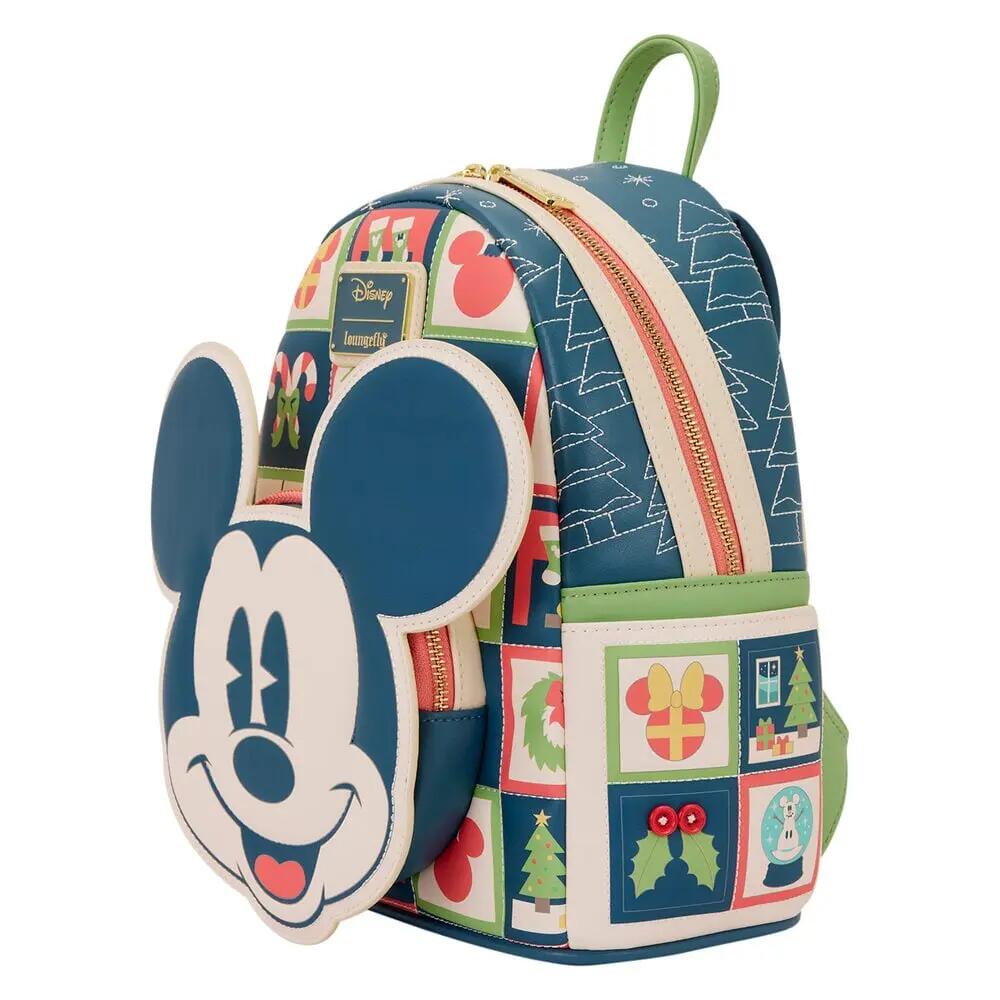 Zaino da adulto Mickey Holiday con tasca frontale, multicolore 2/4