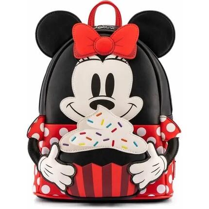 Mochila 3D Infantil Minnie Mouse con Portabotellas y Hombreras Acolchadas Rosa