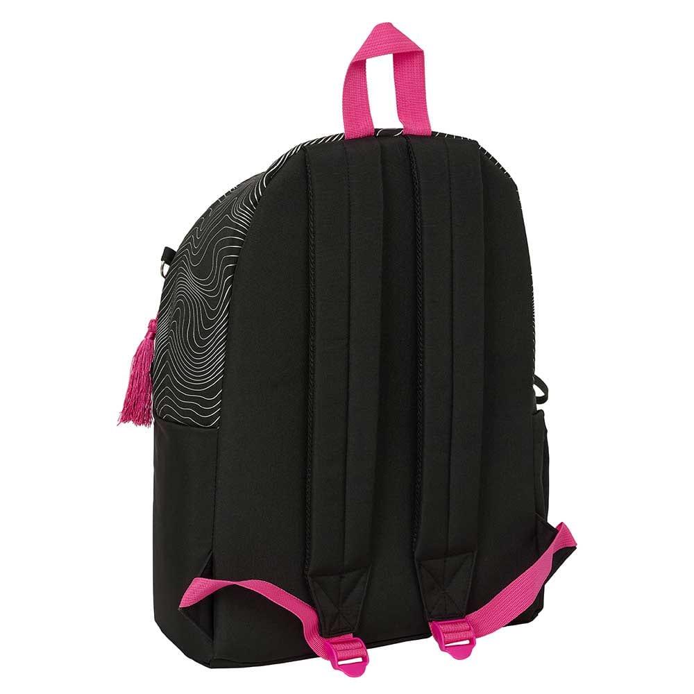 Mochila K-Pop Demon Hunters para laptop de 14,1" com bolso - Preta 2/4