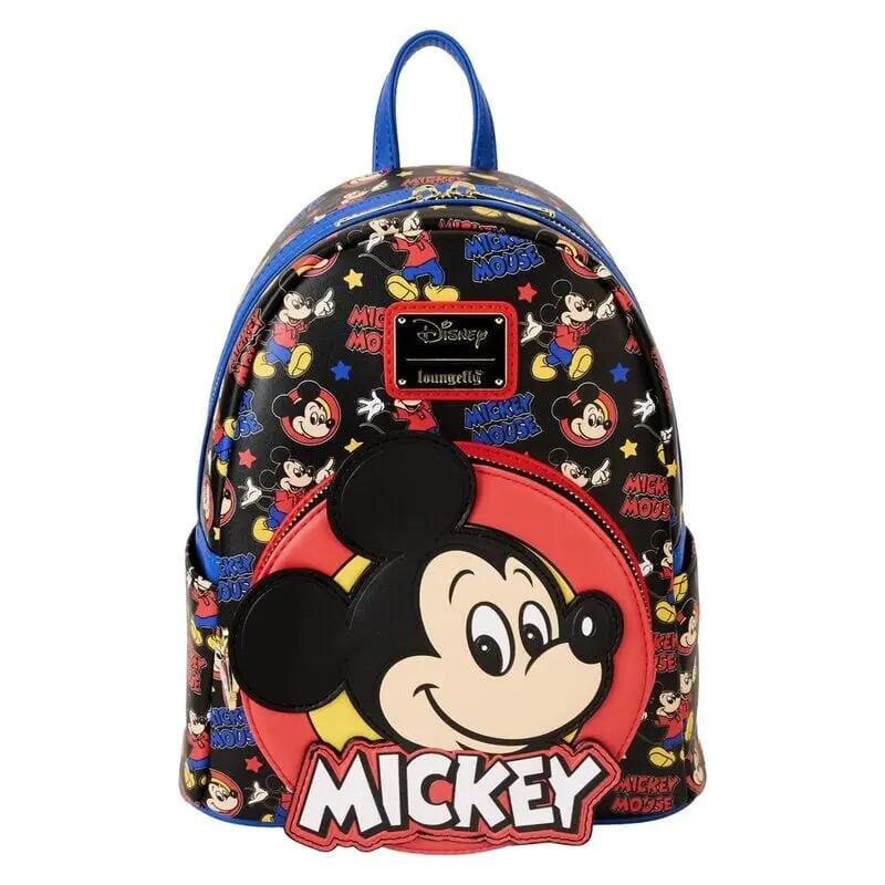 Zaino per bambini di Topolino in ecopelle con tasca frontale multicolore 2/4
