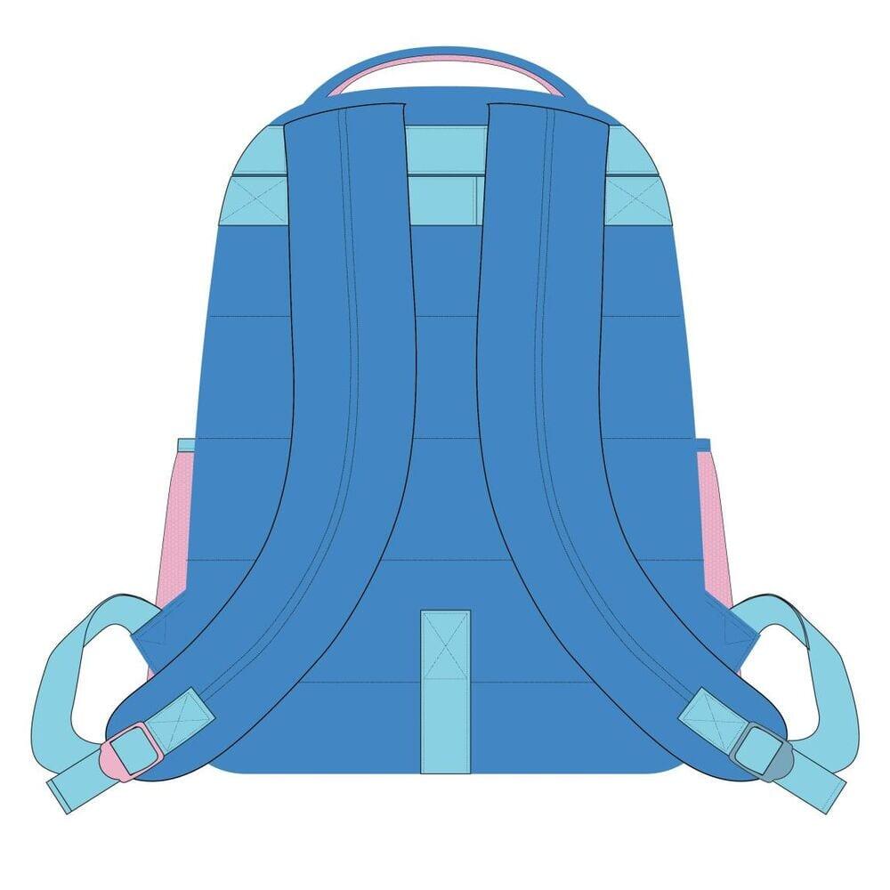 Sac à dos scolaire Stitch pour enfant, en polyester, 42 cm, avec poche avant 3/3
