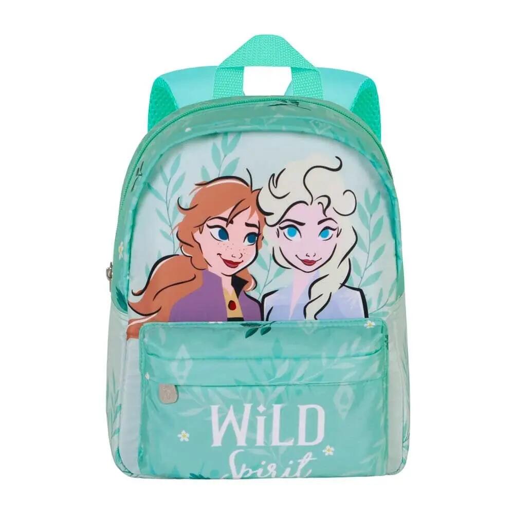 Zaino scolastico per bambini Frozen con tasca frontale, 27 cm, turchese. 2/3