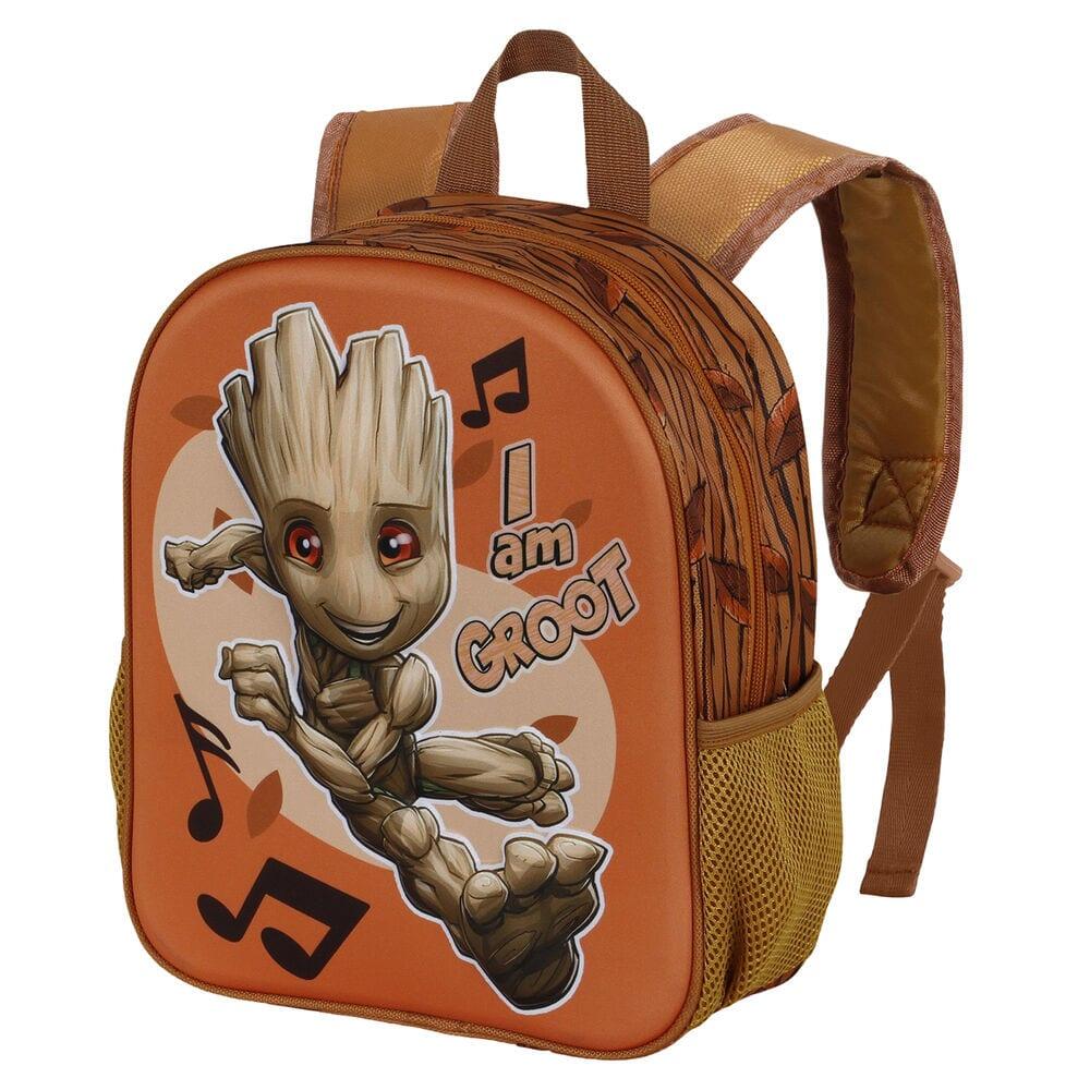 Sac à dos Groot 3D pour enfants avec fermeture éclair et poches latérales en 4/4