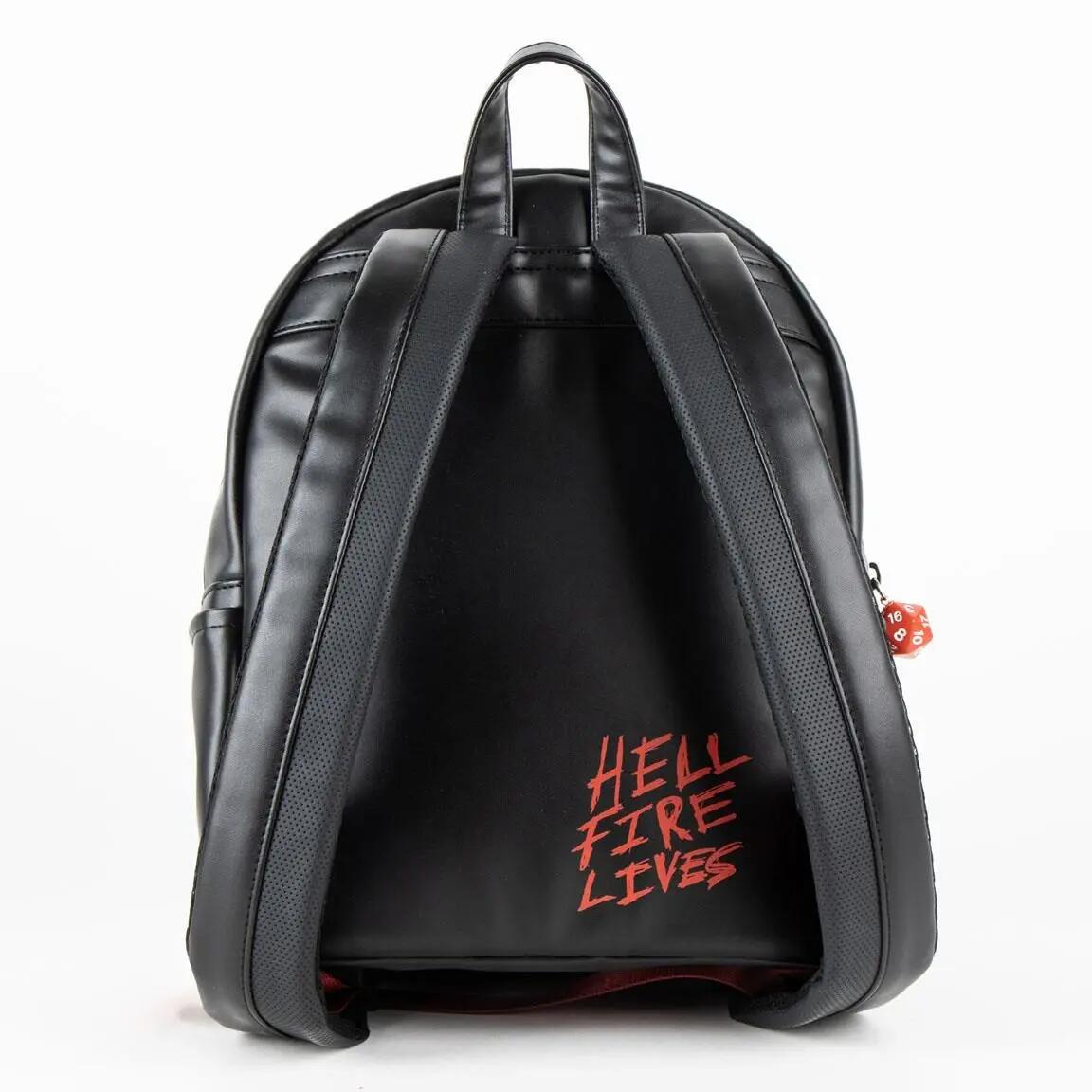 Sac à dos décontracté pour adulte Stranger Things Hellfire Club, noir en 2/7