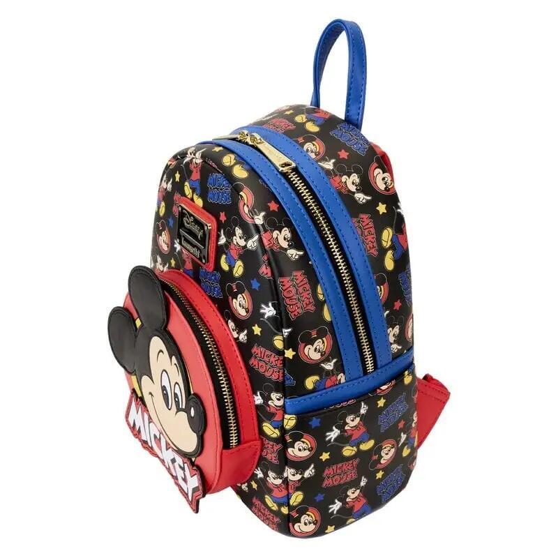 Zaino per bambini di Topolino in ecopelle con tasca frontale multicolore 4/4