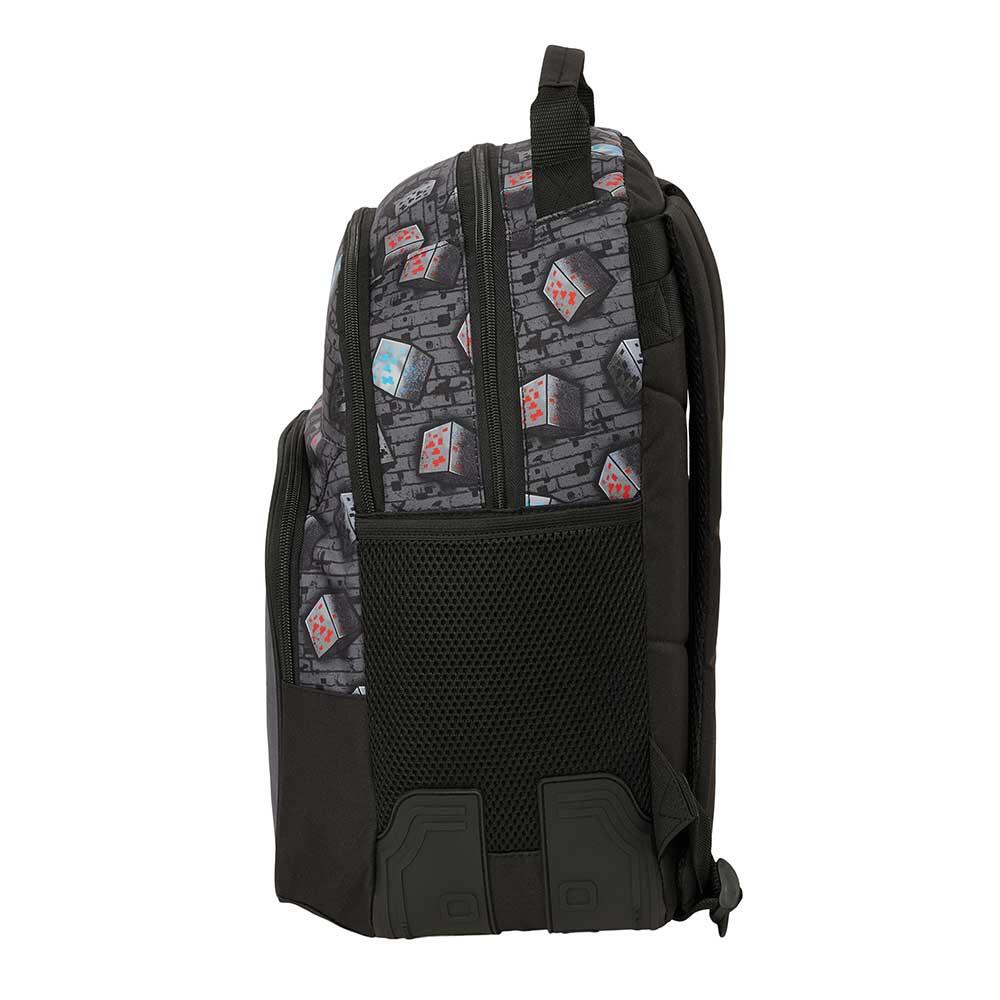 Sac à dos scolaire Minecraft pour enfants, adaptable à une valise à roulettes 3/3