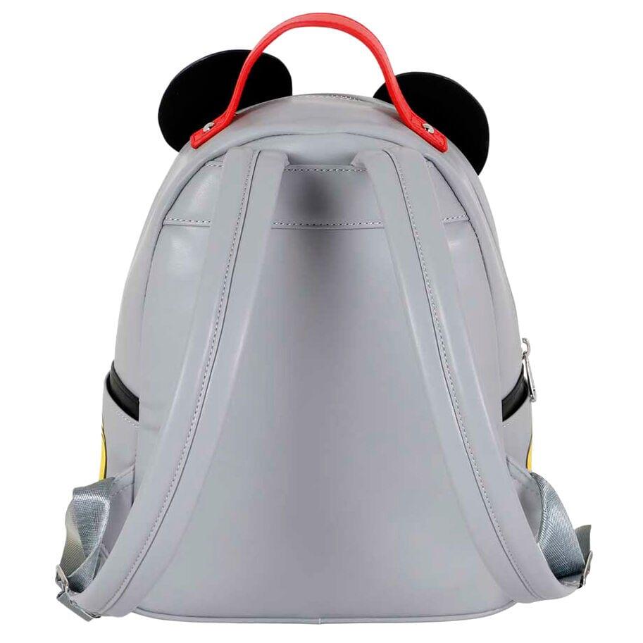 Zaino per bambini di Topolino, 29 cm, grigio e nero con maniglia superiore 2/2