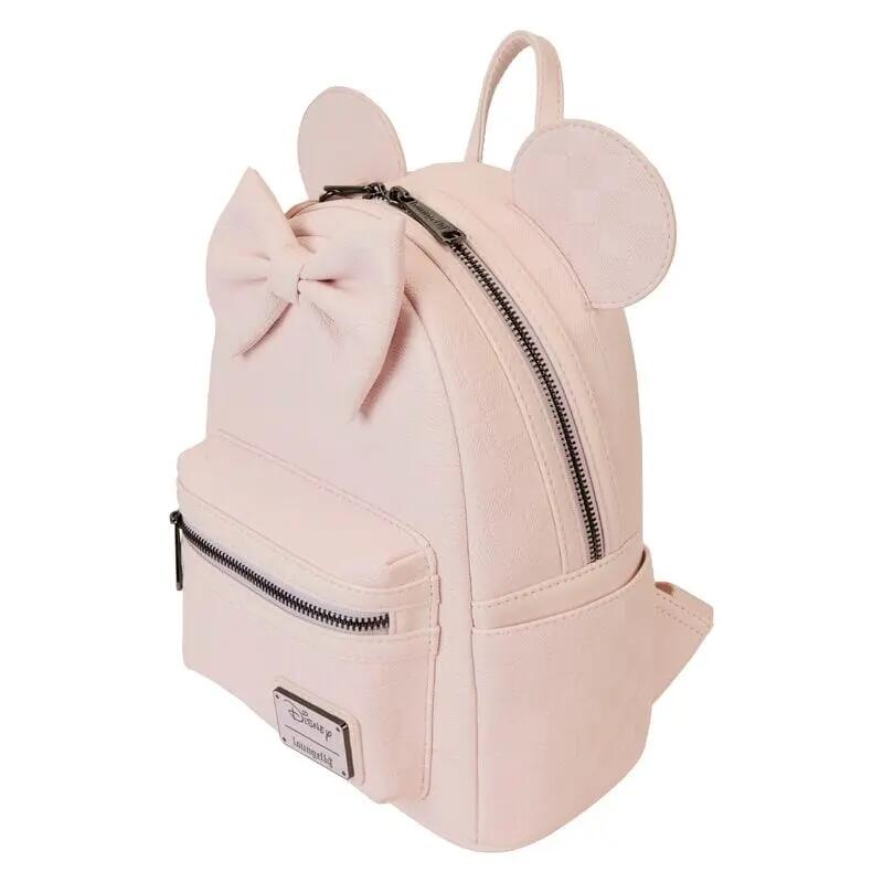 Zaino da adulto di Minnie Mouse con tasca frontale e spallacci regolabili, rosa 3/4