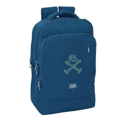 Zaino per laptop da adulto Harper & Neyer con porta USB e tasca frontale nero.