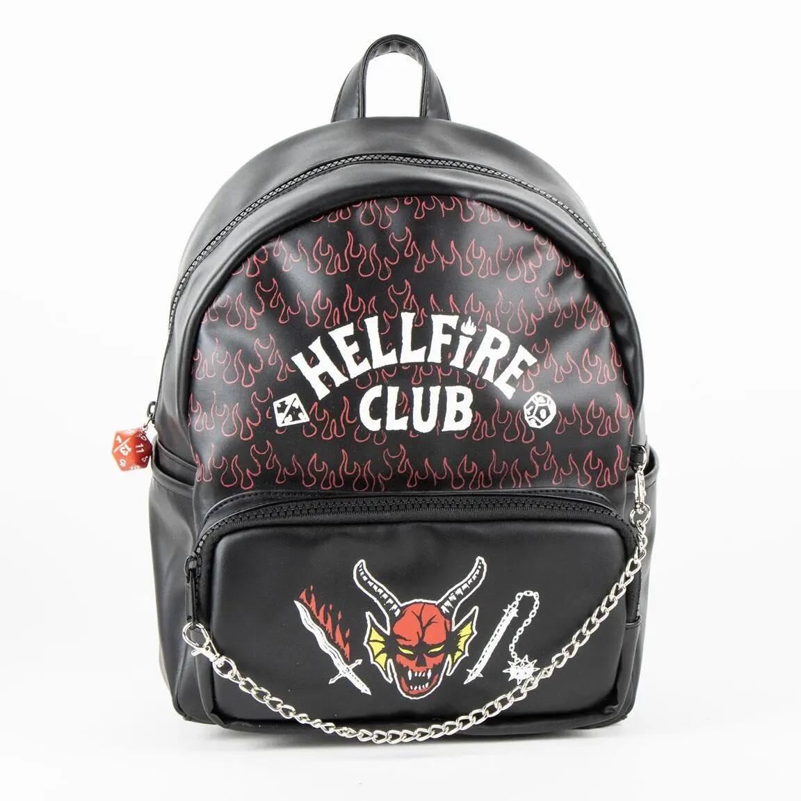 Sac à dos décontracté pour adulte Stranger Things Hellfire Club, noir en 7/7