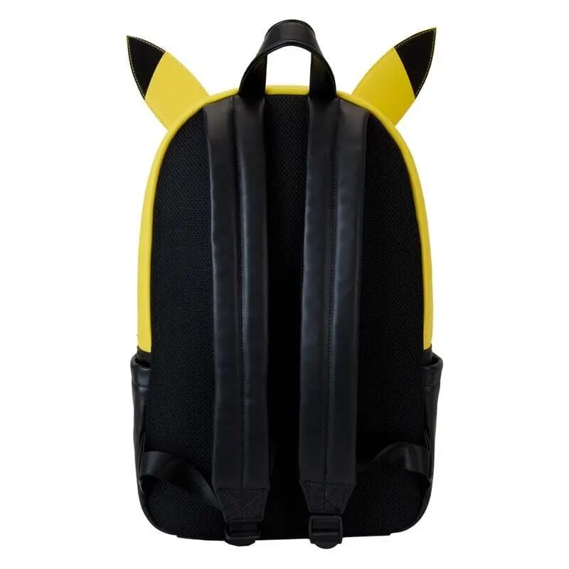 Mochila infantil Pikachu Pokémon em nylon com bolso frontal amarelo 4/4