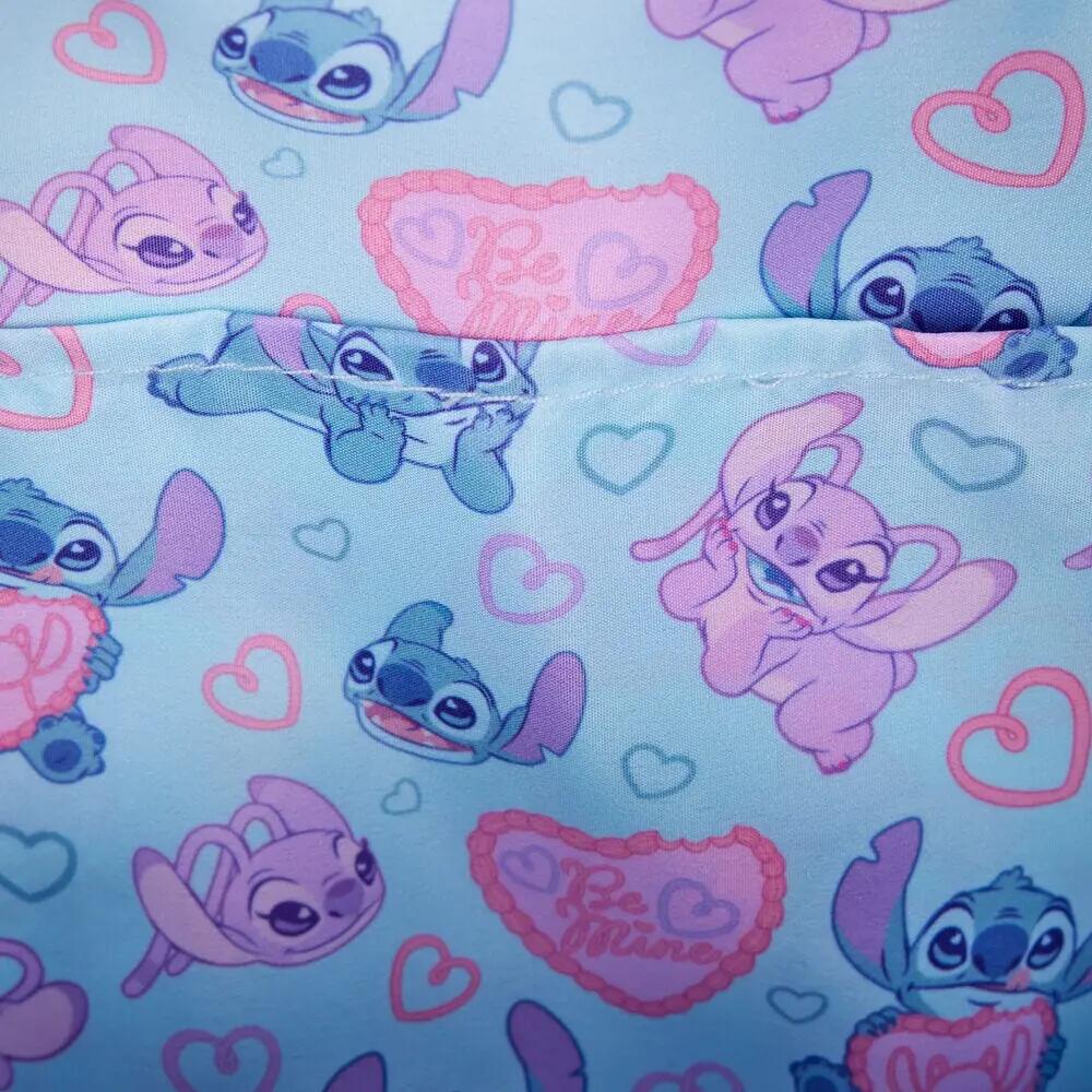 Zaino per bambini Angel and Stitch con tasca frontale "Be Mine" multicolore 4/4