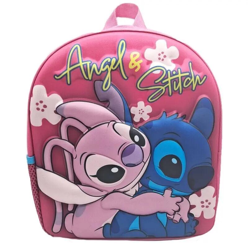 Zainetto per bambini 3D Stitch da 30 cm con portaborraccia e cerniera, colore 4/6