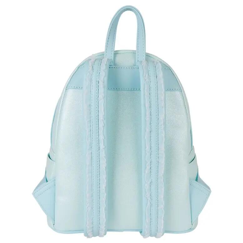 Mini zainetto Cenerentola per bambini con spallacci regolabili, azzurro 2/3