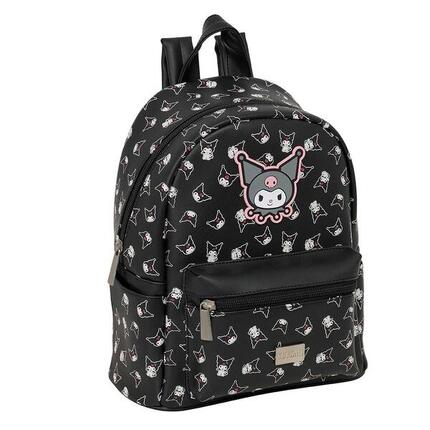Kuromi Mini-Rucksack für Kinder mit Vordertasche und verstellbaren Trägern –