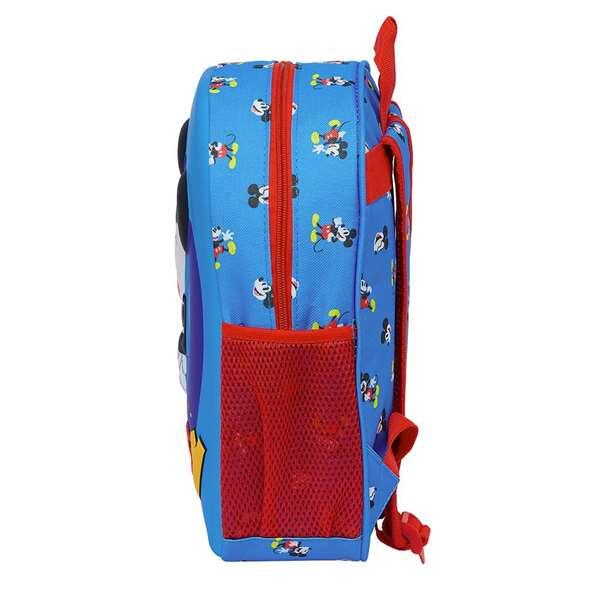 Mochila 3D do Mickey Mouse para crianças com porta-garrafa e alças acolchoadas 5/6