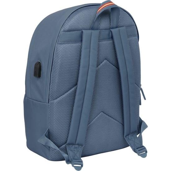 Mochila El Ganso Basics para Laptop Adulto com Porta USB e Bolso Frontal - Azul 2/5